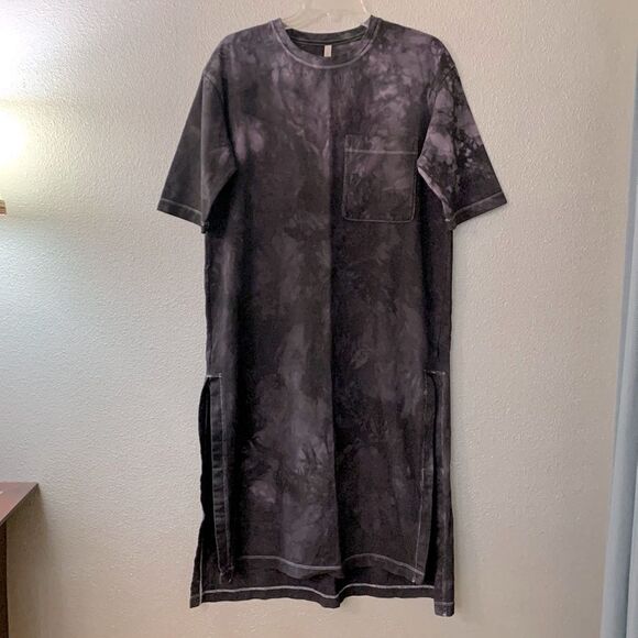 🟢3 items for $20——BABATON The Group tie dye longline tunic dress top hi-lo hem - Picture 1 of 9